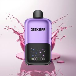 GEEK BAR 2GO 20ml 50000 Puffs Üzüm & Ahududu 20mL 5% Nikotin Şarj Edilebilir Ekranlı
