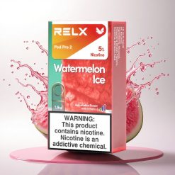 Relx Pod Pro 2 Vape Device Karpuz Buzu 50mg/ml Nikotin 1.9ml 3 Voltaj Ayarı