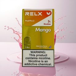 Relx Pod Pro 2 Vape Device Mango Buz 30mg nikotin, 1.9ml, 3 voltaj ayarı