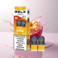 Relx Pod Pro 2 Vape Device Mango Buzu 18mg/ml Nikotin, 1.9ml, 3 Voltaj Ayarı
