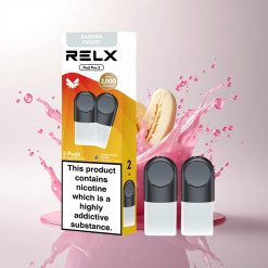 Relx Pod Pro 2 Vape Device Tatlı-Muz Dondurma 18mg/ml nikotin, 1.9ml kapasite, 3 voltaj modu