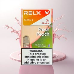 Relx Pod Pro 2 Vape Device Taze Şeftali 30mg/ml Nikotin 1.9ml 3 Voltaj Ayarlı