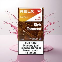Relx Pod Pro 2 Vape Device Zengin Tütün 50mg/ml Nikotin 1.9ml 3 Voltaj Ayarı