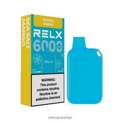 RELX Vape Shop | deniz tuzu mango RELX Crush Pocket 6000 buzlu L0ZT4213